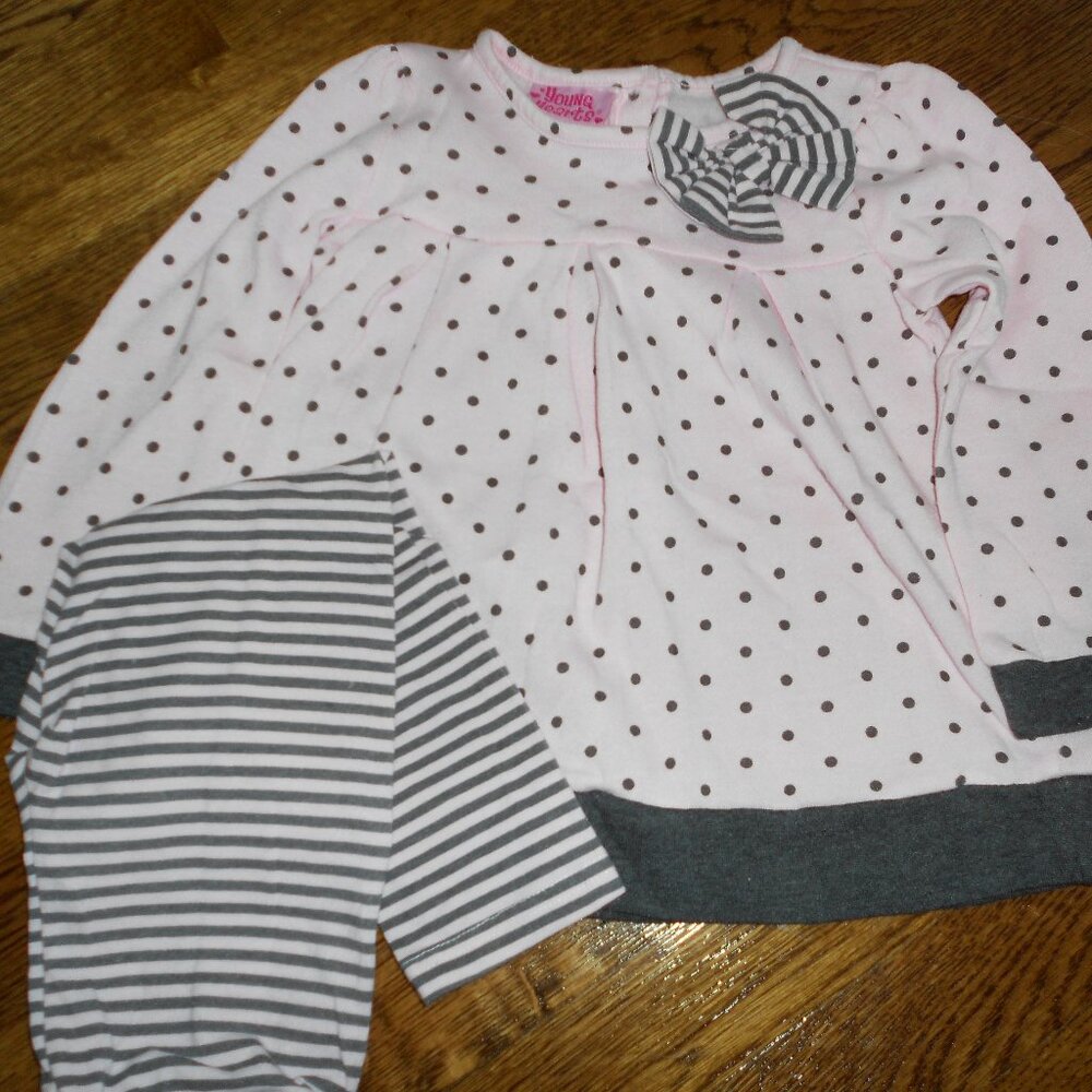 Young Hearts Long Sleeve Leggings Set